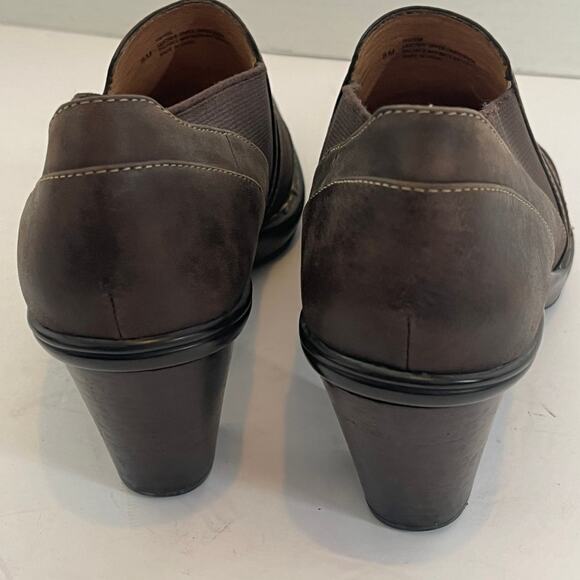 Women's Sofft Brown 3 inch Heeled Fall Winter Heeled Bootie Boot Size 8M - Picture 4 of 7